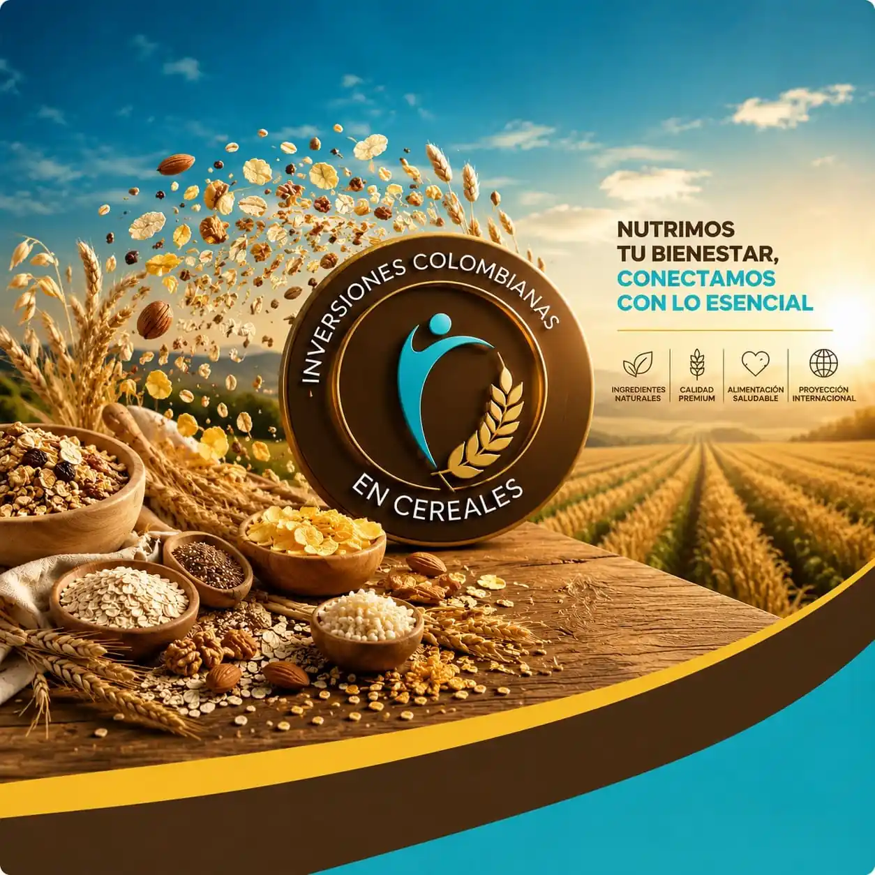 Una identidad corporativa sólida para comunicar nutrición, confianza, bienestar y proyección empresarial.