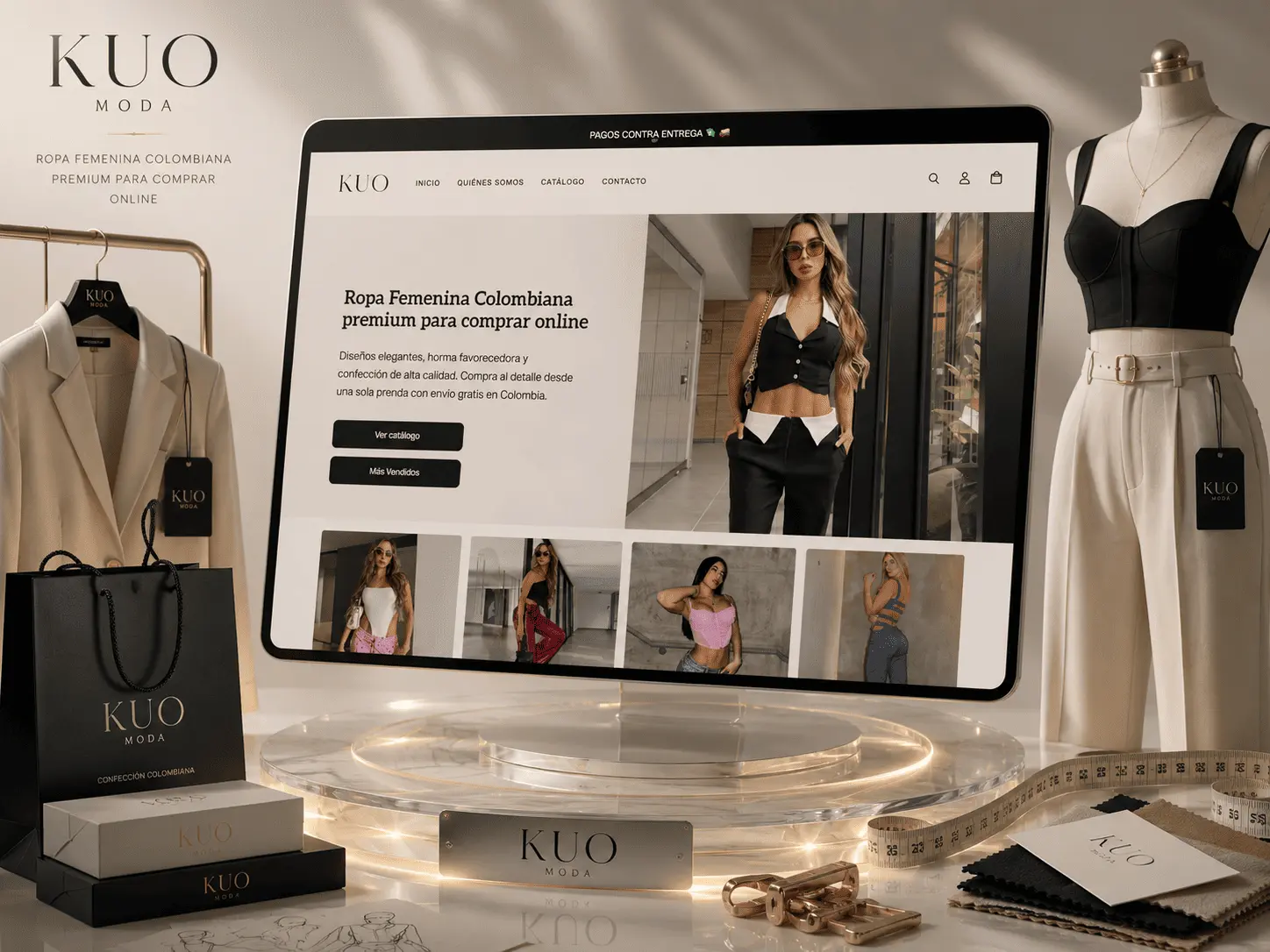Un ecommerce propio en Next.js conectado con catálogo, publicidad y canales de conversión.